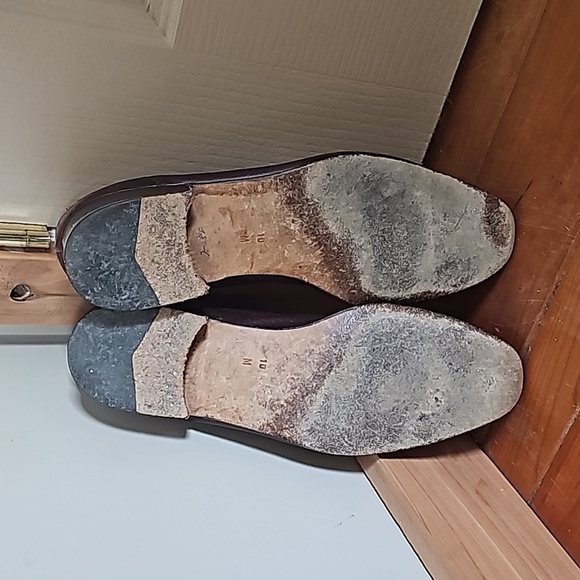 Vintage Bally men's basket weave leather loafers size 10 - Picture 5 of 9